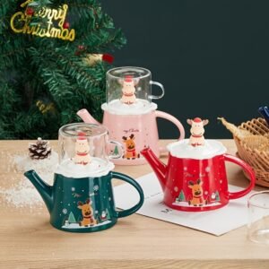 Christmas-themed Teapot Set