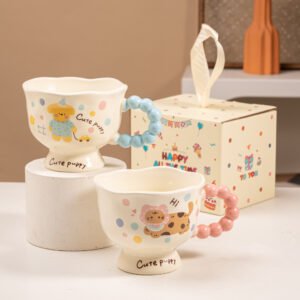 Cute Animal Ceramic Mugs with Gift Box