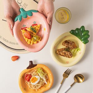 Ceramic Snack Plate: Add a Playful Tropical Vibe to Your Dining Table