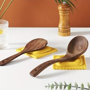 Creative Ravioli-Shaped Yellow Ceramic Dish: Add Fun to Your Dining Experience